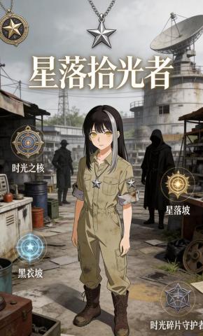 短剧《星落拾光者》海报