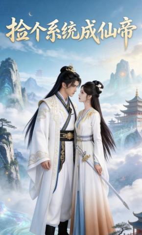 短剧《捡个系统成仙帝》海报