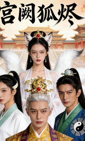 短剧《宫阙狐烬》海报