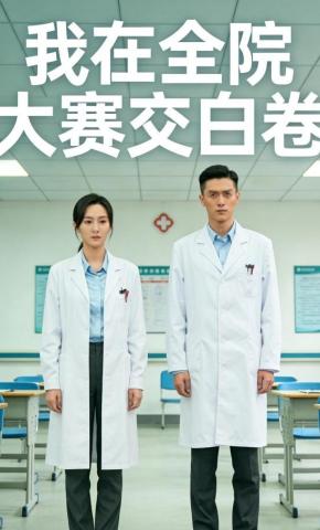 短剧《我在全院大赛交白卷》海报