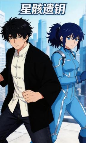 短剧《星骸遗钥》海报