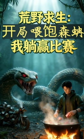 短剧《荒野求生：开局喂饱森蚺，我躺赢比赛》海报