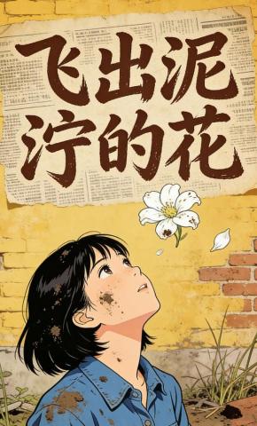 短剧《飞出泥泞的花》海报
