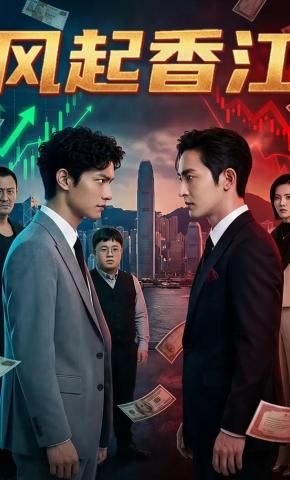短剧《风起香江》海报