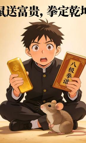短剧《鼠送富贵，拳定乾坤》海报