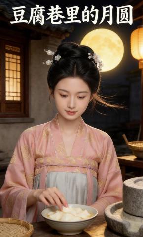 短剧《豆腐巷里的月圆》海报