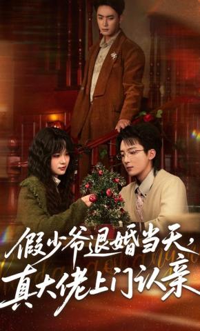 短剧《假少爷退婚当天，真大佬上门认亲》海报