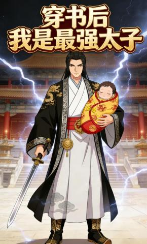 短剧《穿书后，我是最强太子》海报