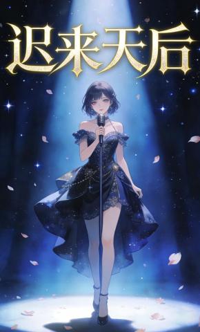 短剧《迟来天后》海报