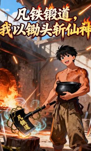 短剧《凡铁锻道，我以锄头斩仙神》海报