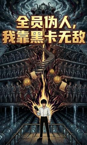 短剧《全员伪人，我靠黑卡无敌》海报