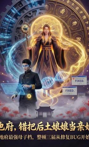 短剧《地府，错把后土娘娘当亲娘》海报