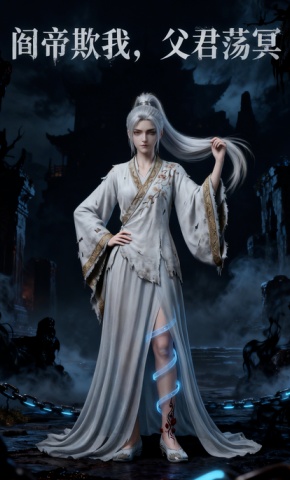 短剧《阎帝欺我，父君荡冥》海报