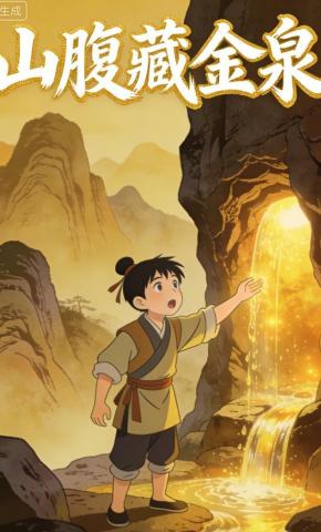 短剧《山腹藏金泉》海报