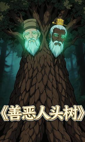 短剧《善恶人头树》海报