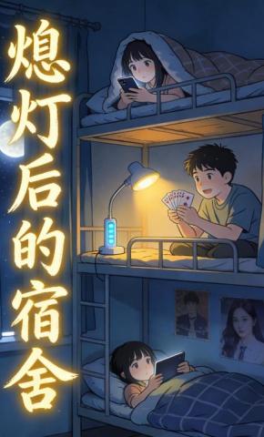 短剧《熄灯后的宿舍》海报