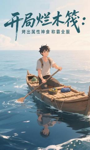 短剧《开局烂木筏：烤出属性神食称霸全服》海报