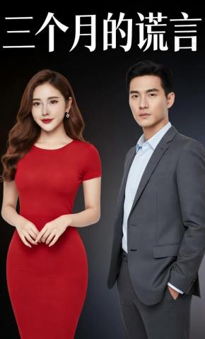 短剧《三个月的谎言》海报