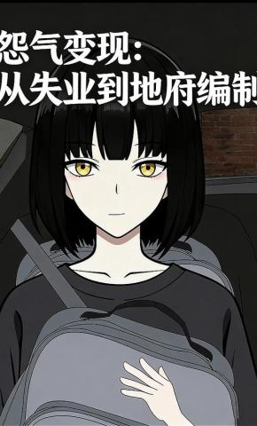 短剧《怨气变现：从失业到地府编制》海报