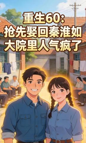 短剧《重生60：抢先娶回秦淮如，大院里人气疯了》海报