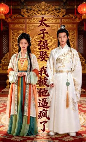 短剧《太子强娶：我被他逼疯了》海报