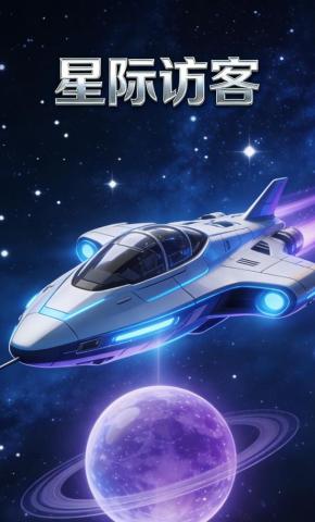 短剧《星际访客》海报