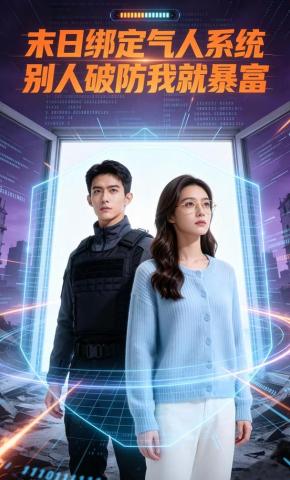 短剧《末日绑定气人系统，别人破防我就暴富》海报