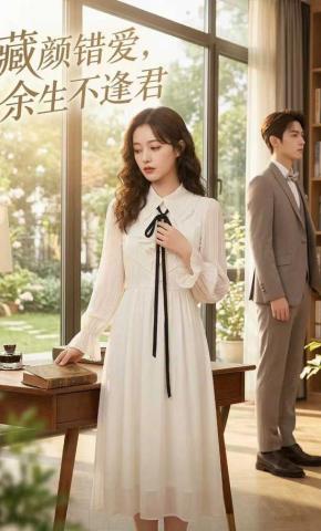 短剧《藏颜错爱，余生不逢君》海报