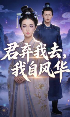 短剧《君弃我去，我自风华》海报