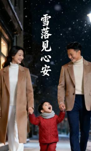 短剧《雪落时见心安》海报