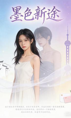 短剧《墨色新途》海报