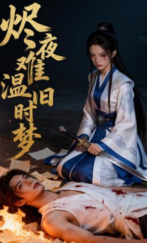 短剧《烬夜难温旧时梦》海报