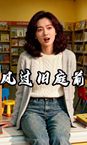 短剧《风过旧庭前》海报