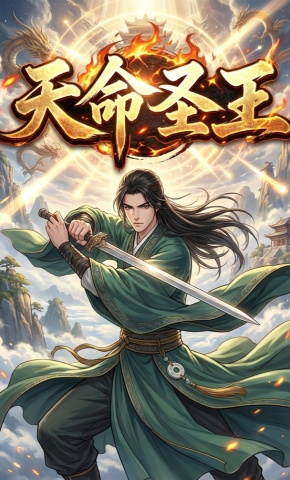 短剧《天命圣王》海报