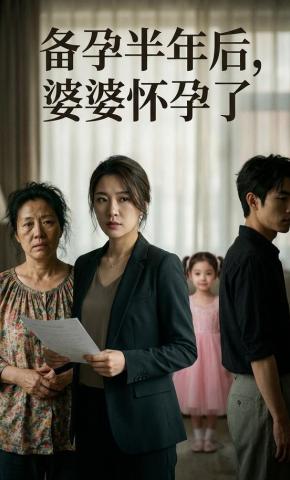 短剧《备孕半年后，婆婆怀孕了》海报