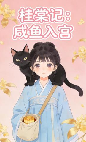 短剧《桂棠记：咸鱼入宫》海报