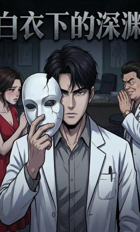 短剧《白衣下的深渊》海报
