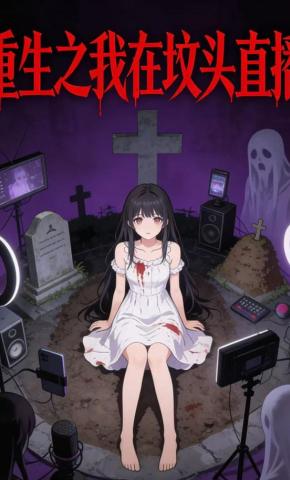 短剧《重生之我在坟头直播》海报