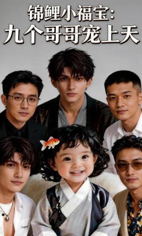 短剧《锦鲤小福宝：九个哥哥宠上天》海报