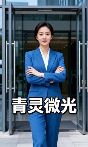 短剧《青灵微光》海报