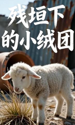 短剧《残垣下的小绒团》海报