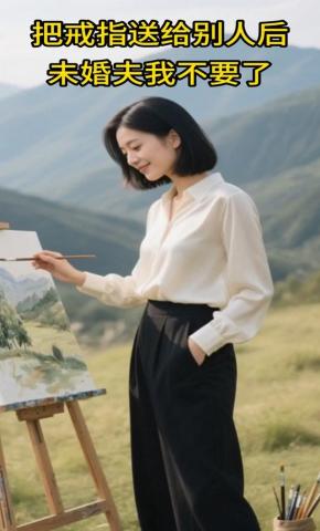 短剧《把戒指送给别人后，未婚夫我不要了》海报