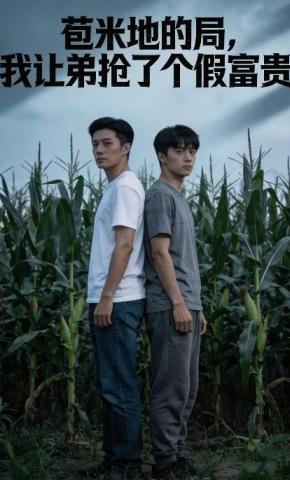短剧《苞米地的局，我让弟抢了个假富贵》海报