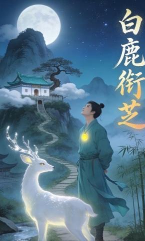 短剧《白鹿衔芝》海报