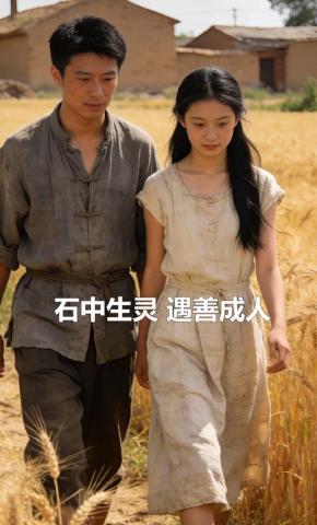 短剧《石中生灵 遇善成人》海报