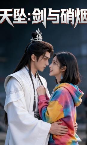 短剧《天坠：剑与硝烟》海报