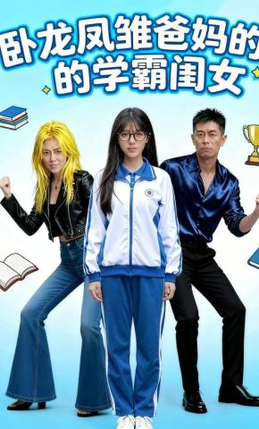 短剧《卧龙凤雏爸妈的学霸闺女》海报