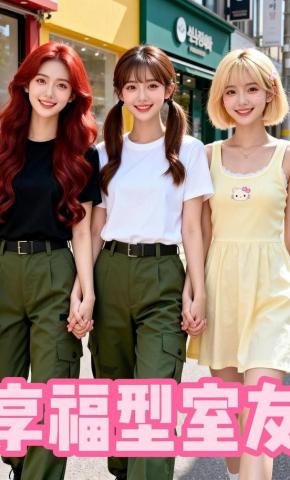 短剧《享福型室友》海报