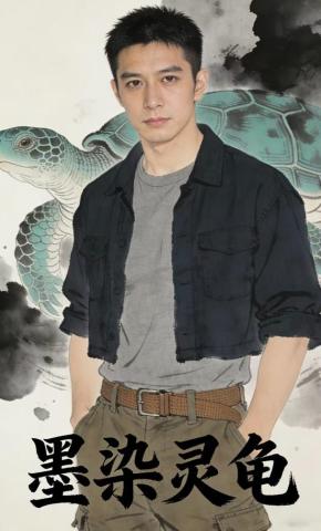短剧《墨染灵龟》海报
