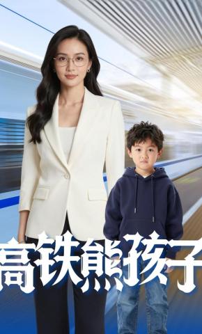 短剧《高铁熊孩子》海报